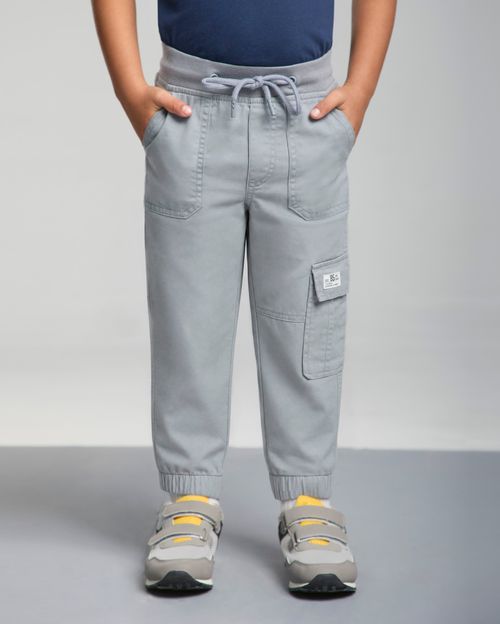Pantalon Niño Jean Gris Claro