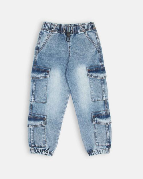 Jogger Niño Jeff Light Wash