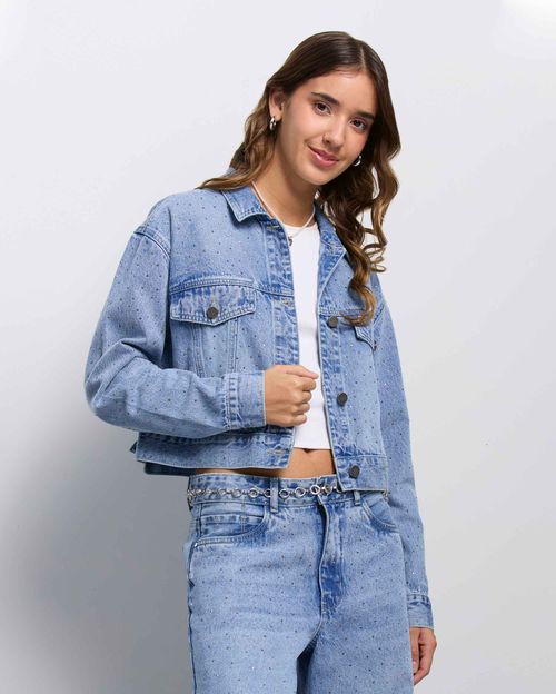 Casaca Mujer Greyci Medium Wash
