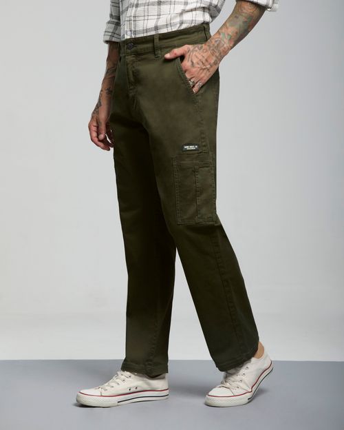 Pantalon Hombre Bruce Verde Militar