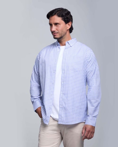 Camisa Hombre Piedro Azulino