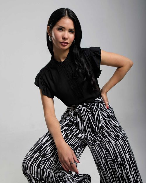 Blusa Mujer Ruth Negro New
