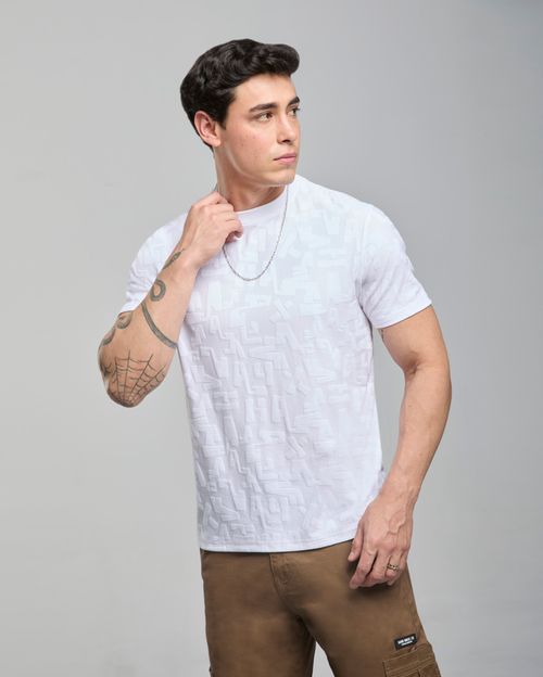 Polo Hombre Burn Blanco