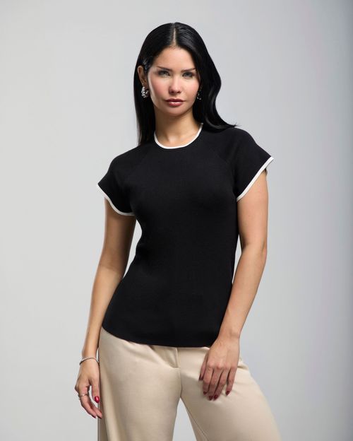 Polo Mujer Juliet Negro New