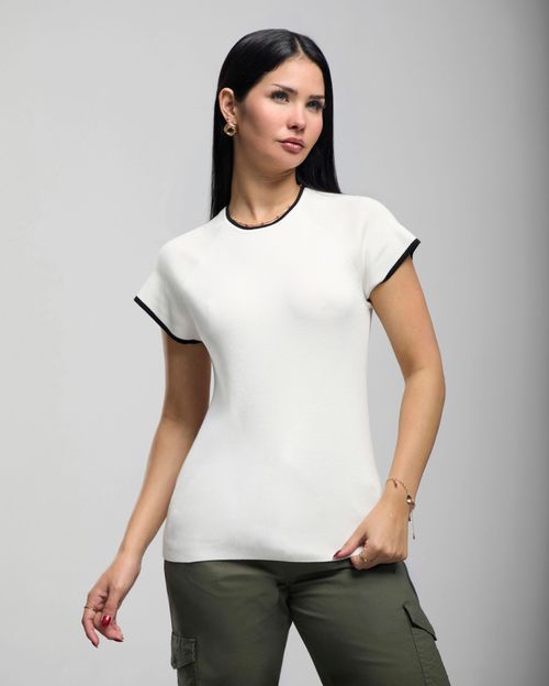 Polo Mujer Juliet Blanco Optico