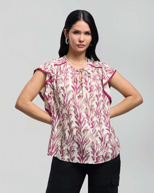 Blusa Mujer Vale Malva Deco
