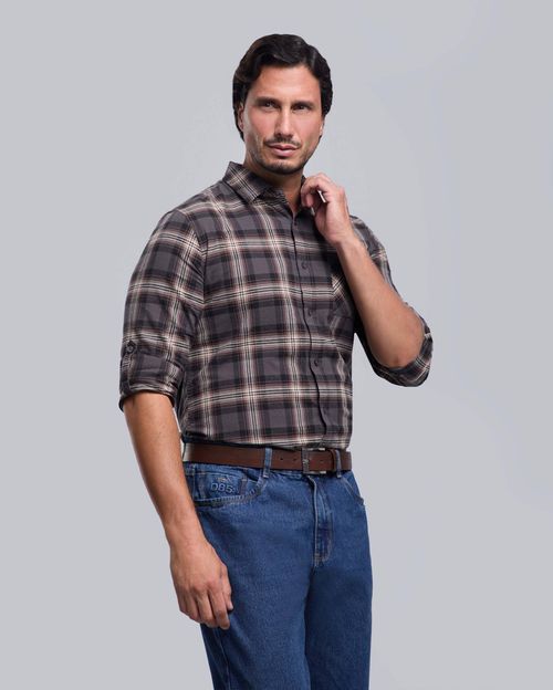 Camisa Hombre Adrien Marron