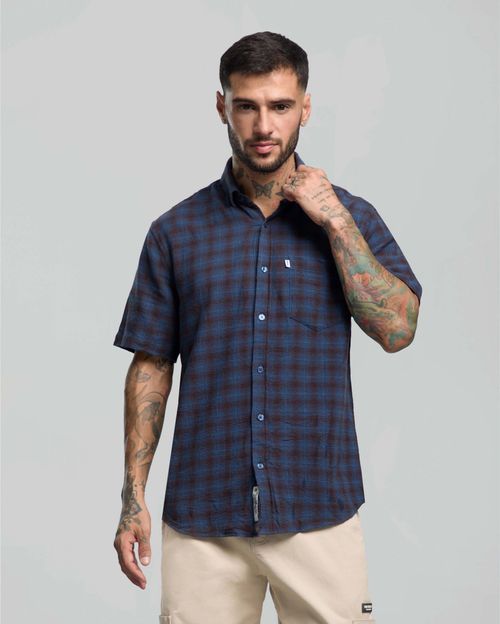 Camisa Hombre Benet Azul Pacífico
