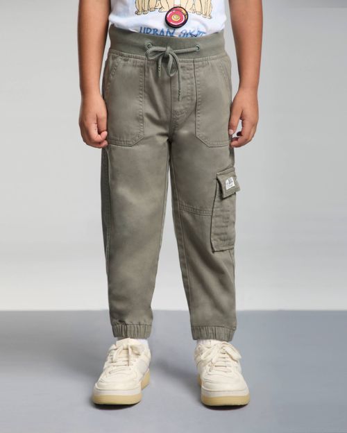 Pantalon Niño Jean Verde Vintage