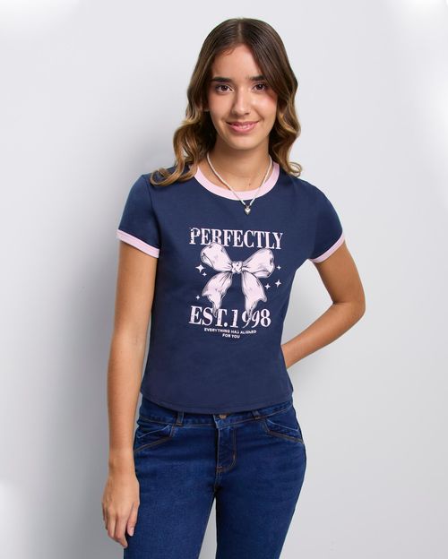 Polo Mujer Hara Azul Sombra