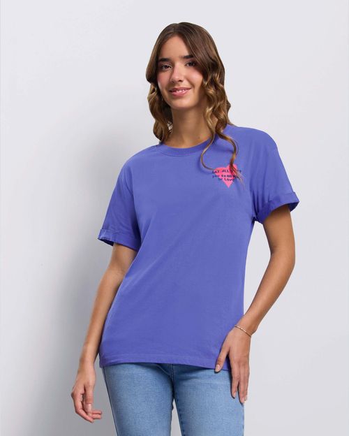 Polo Mujer Polea Morado Azulado