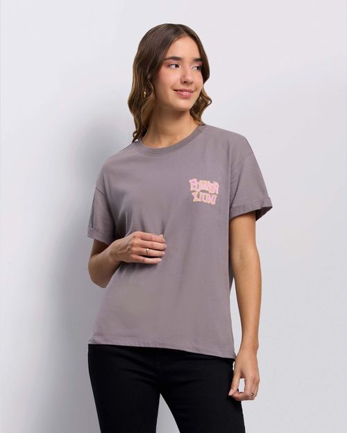 Polo Mujer Polea D9 Gris Castor