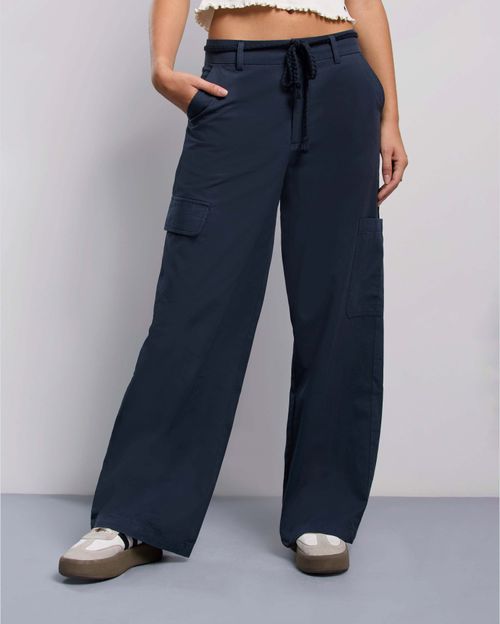 Pantalón Mujer Brisel Azul Sombra