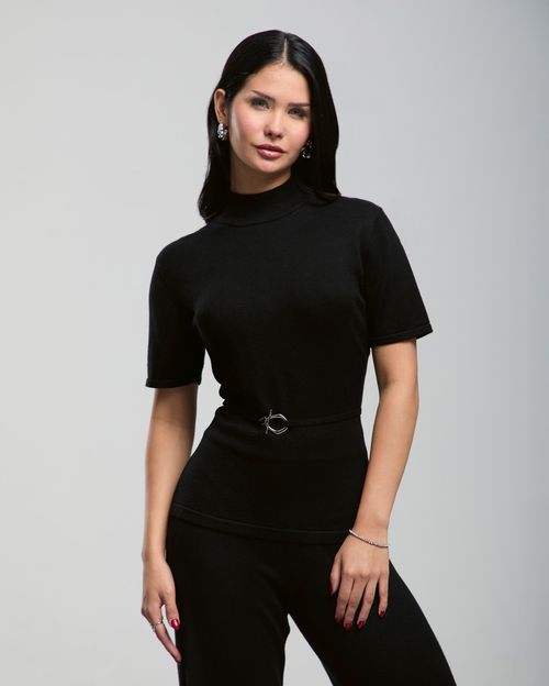 Polo Mujer Nova Negro New