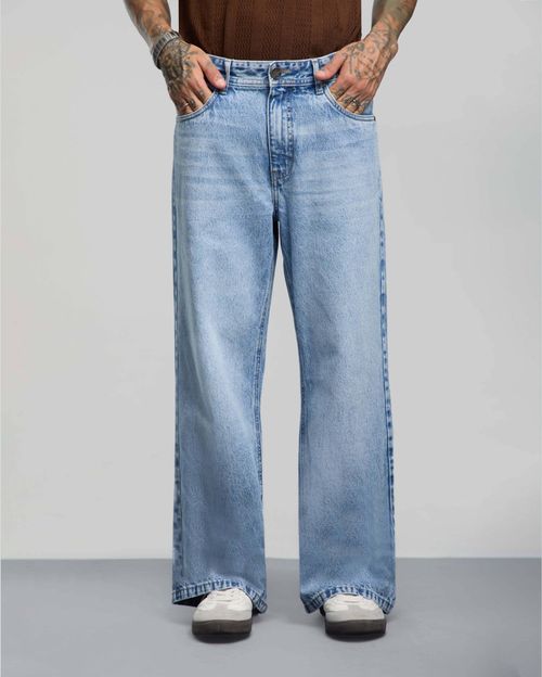Jean Hombre Prune Total Bleach