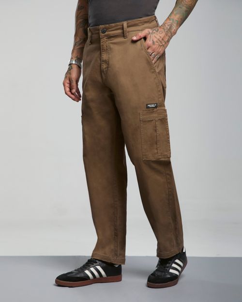 Pantalon Hombre Bruce Beige Tabaco