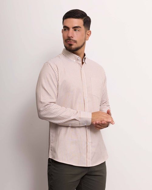Camisa Hombre Piedro Beige Safari