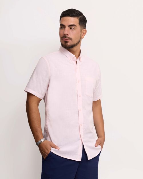 Camisa Hombre Alpine Rosado Cristal
