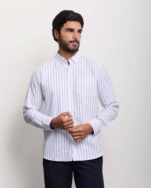 Camisa Hombre Piedro Blanco Optico
