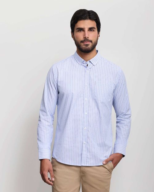 Camisa Hombre Piedro Celeste Bell