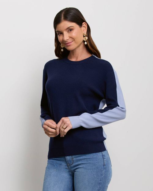 Chompa Mujer Marian Azul Náutico