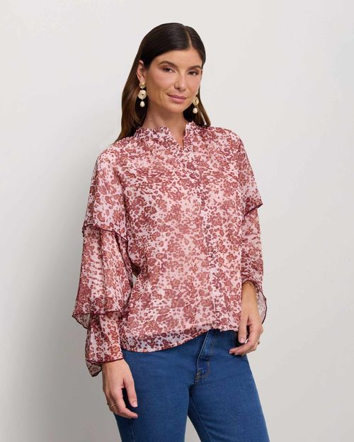 Blusa Mujer Aries Marron Chocolate