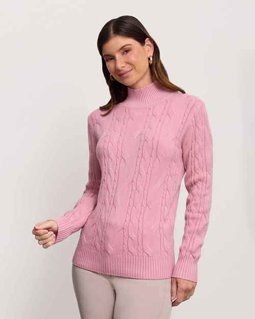 Chompa Mujer Mora Rosado Barbie