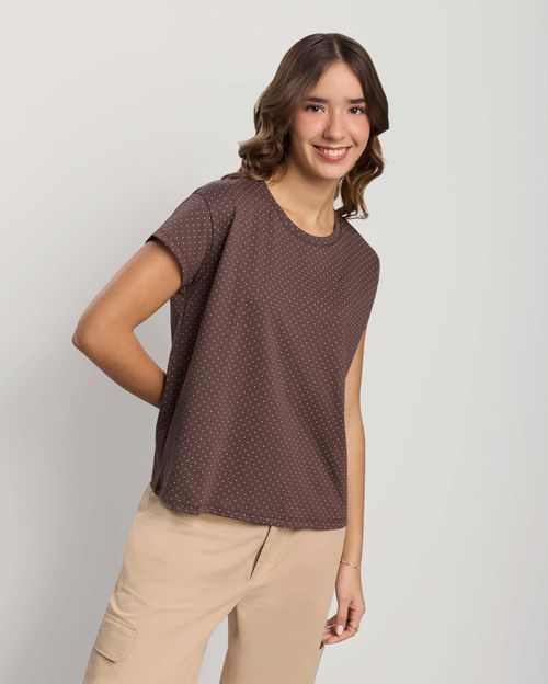 Polo Mujer Main Marrón