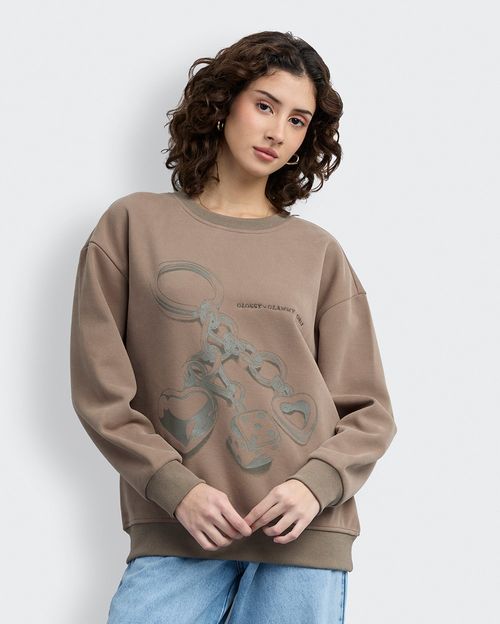 Polera Mujer Gaia Marrón Claro