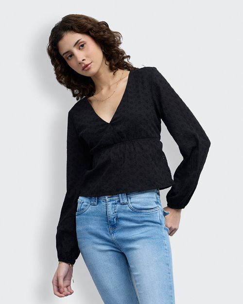 Blusa Mujer Leisy Negro
