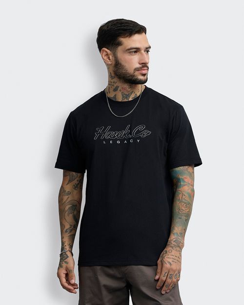 Polo Hombre Camp Negro