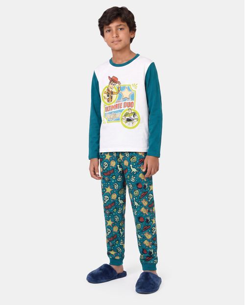 Pijama Set 2 Piezas Niño Jackson Verde Agua