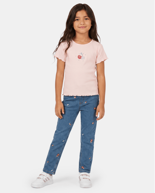 Polo Niña Arita Rosado Agua