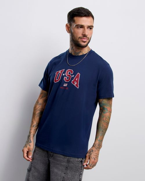 Polo Hombre Manuel Azul Náutico Seda