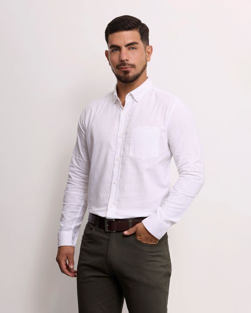 Camisa Hombre Paolo Blanco Optico