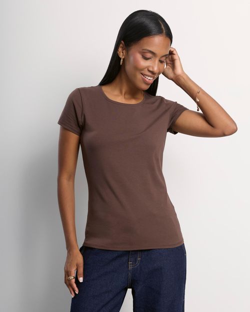 Polo Mujer Devora Core Marron