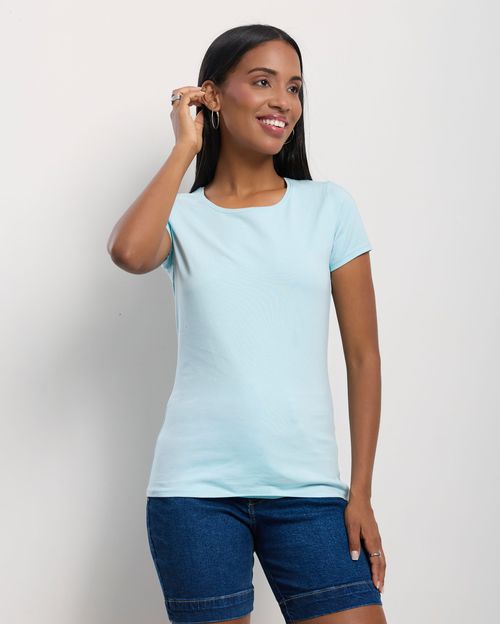 Polo Mujer Devora Core Turquesa Spun