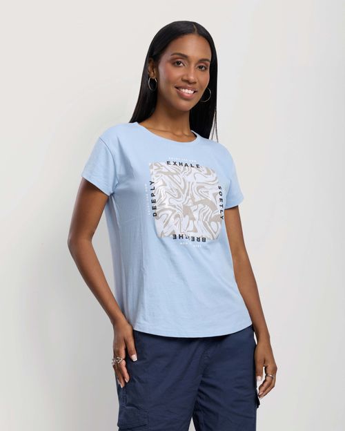 Polo Mujer Niza Celeste Ártico