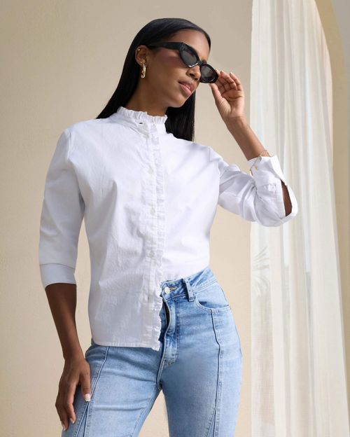 Blusa Mujer Adara Blanco Optico