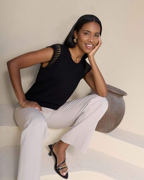 Polo Mujer Venus Negro New