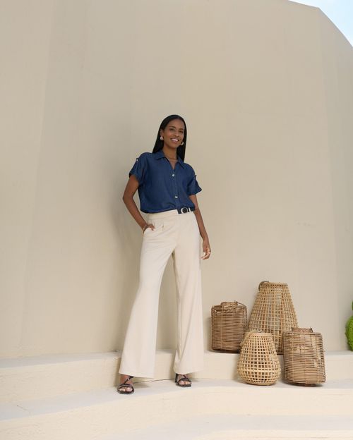 Pantalón Mujer Iris Beige Sand
