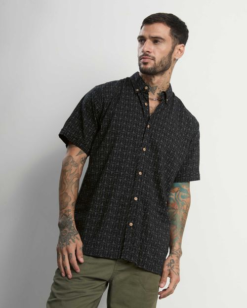 Camisa Hombre Tulum Negro