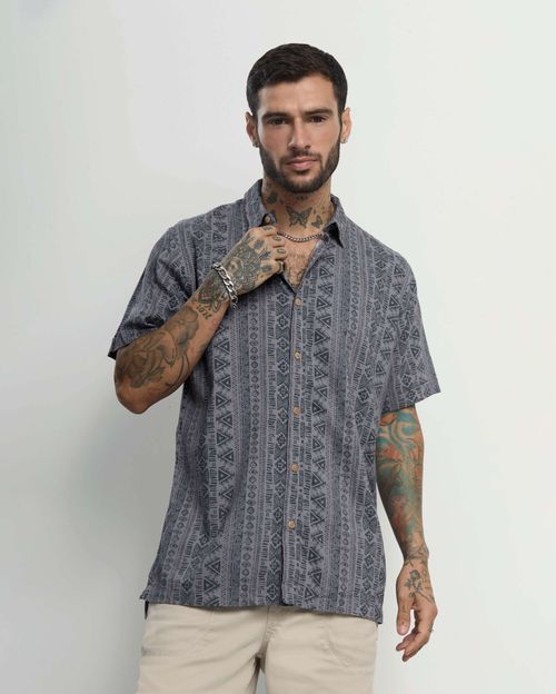 Camisa Hombre Tulum Plomo