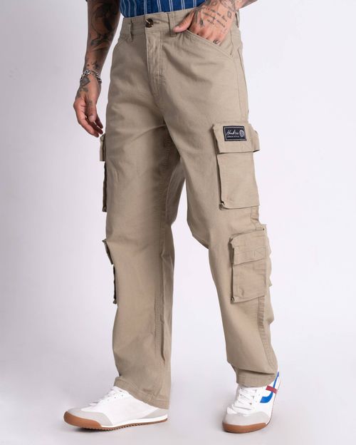Pantalón Hombre Alex Beige Tabaco