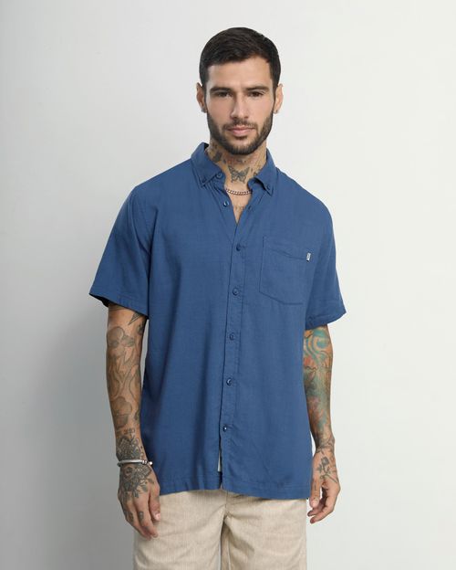 Camisa Hombre Tais Azul Pacífico