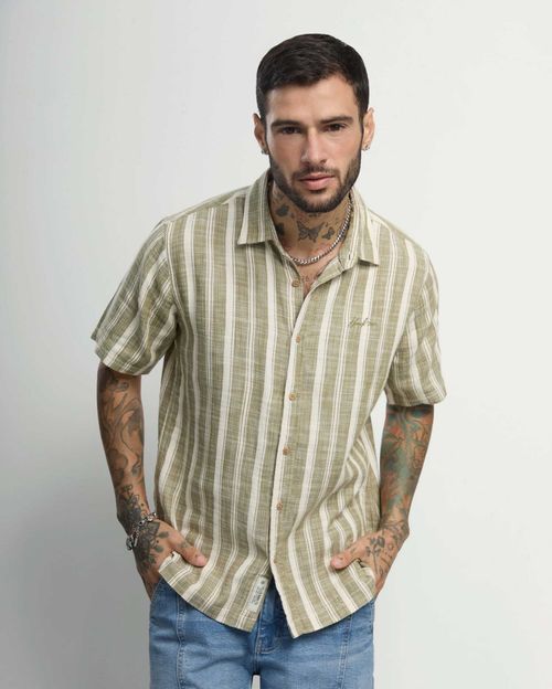 Camisa Hombre Anuel Verde Olive