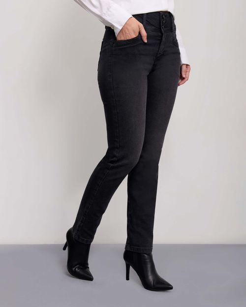 Jean Mujer Jazmin Total Stone Black