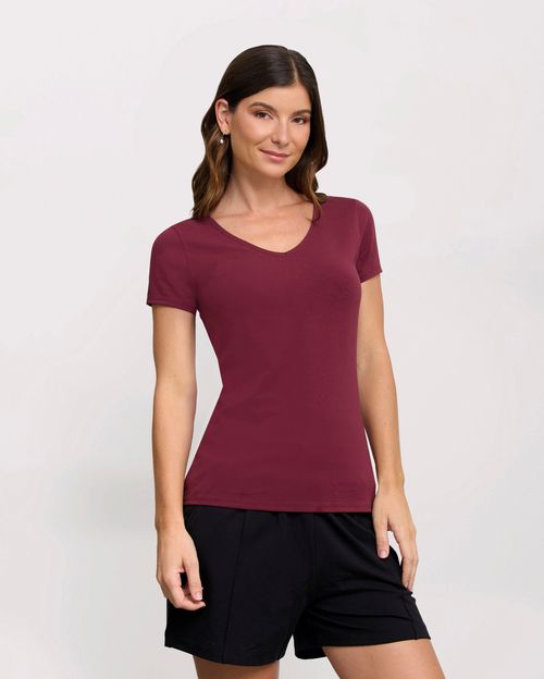 Polo Mujer Dora Core Vino Wine