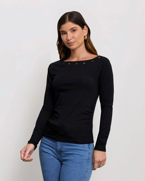 Polo Mujer Corina Negro