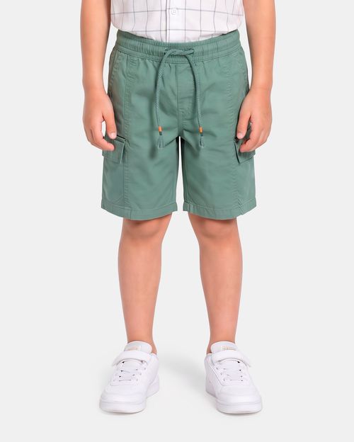 Bermuda Niño Piero Verde Hoja